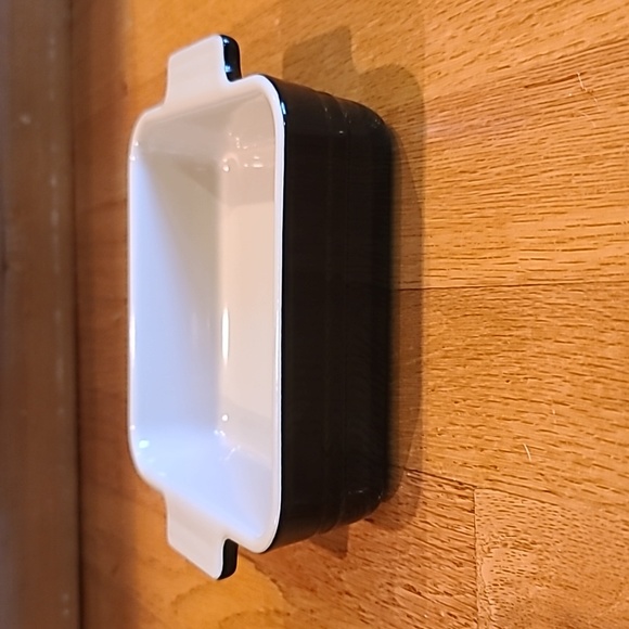 Le Creuset BLACK ONYX 15cm Square Heritage Stoneware Dish - Picture 1 of 4